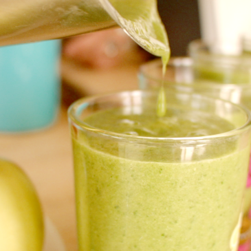 Smoothie vert – apprécié des enfants & des grands :)